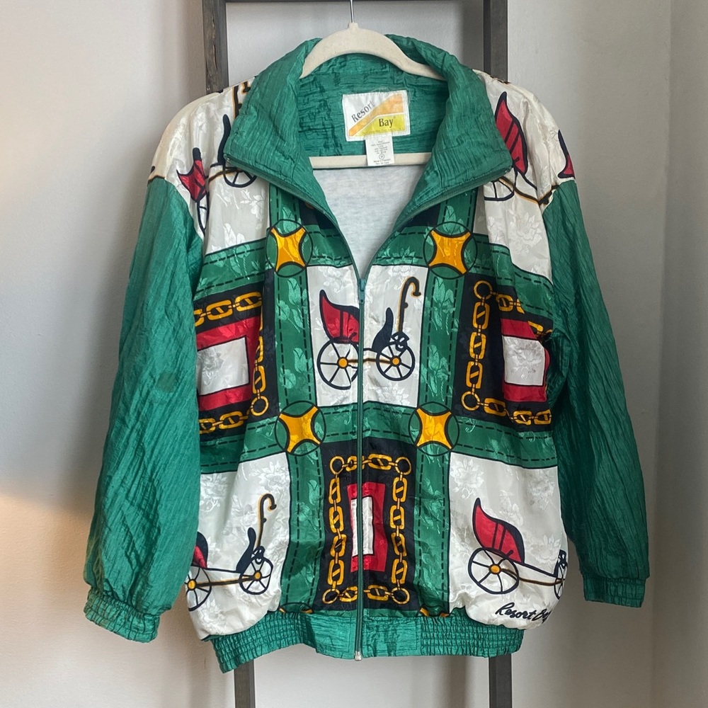 Resort Bay Vintage Carriage Bomber Jacket